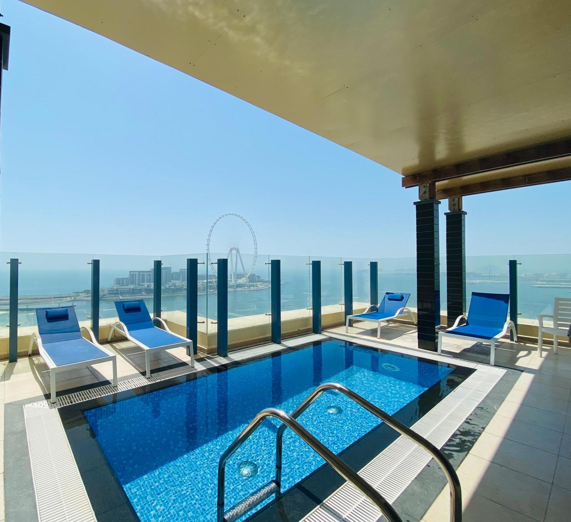 Appartement 3 Chambres - Piscine Privée - 25 % de réduction sur la restauration, à deux pas de la plage de JBR