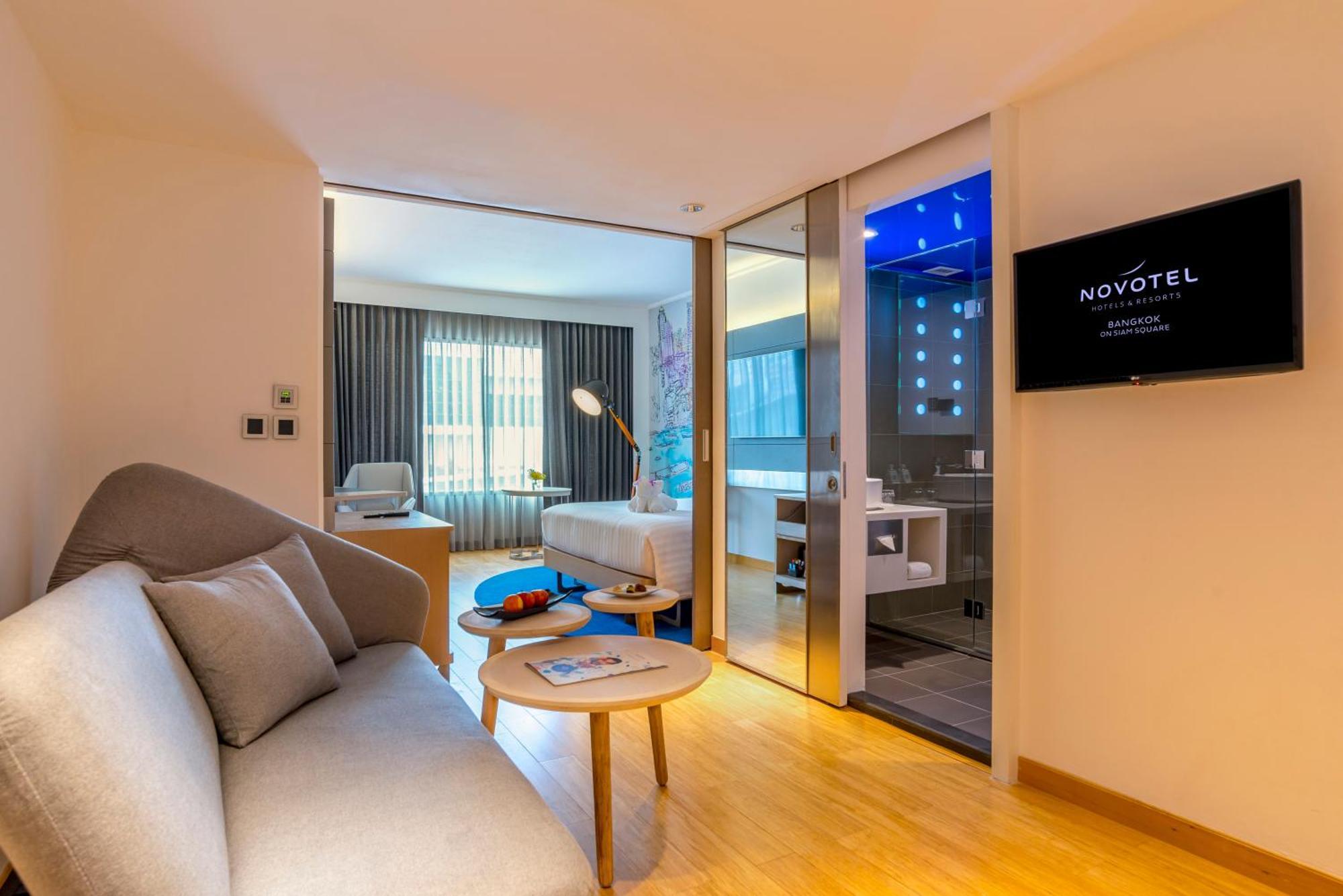 Quarto de Luxo de Canto com Cama Queen-Size