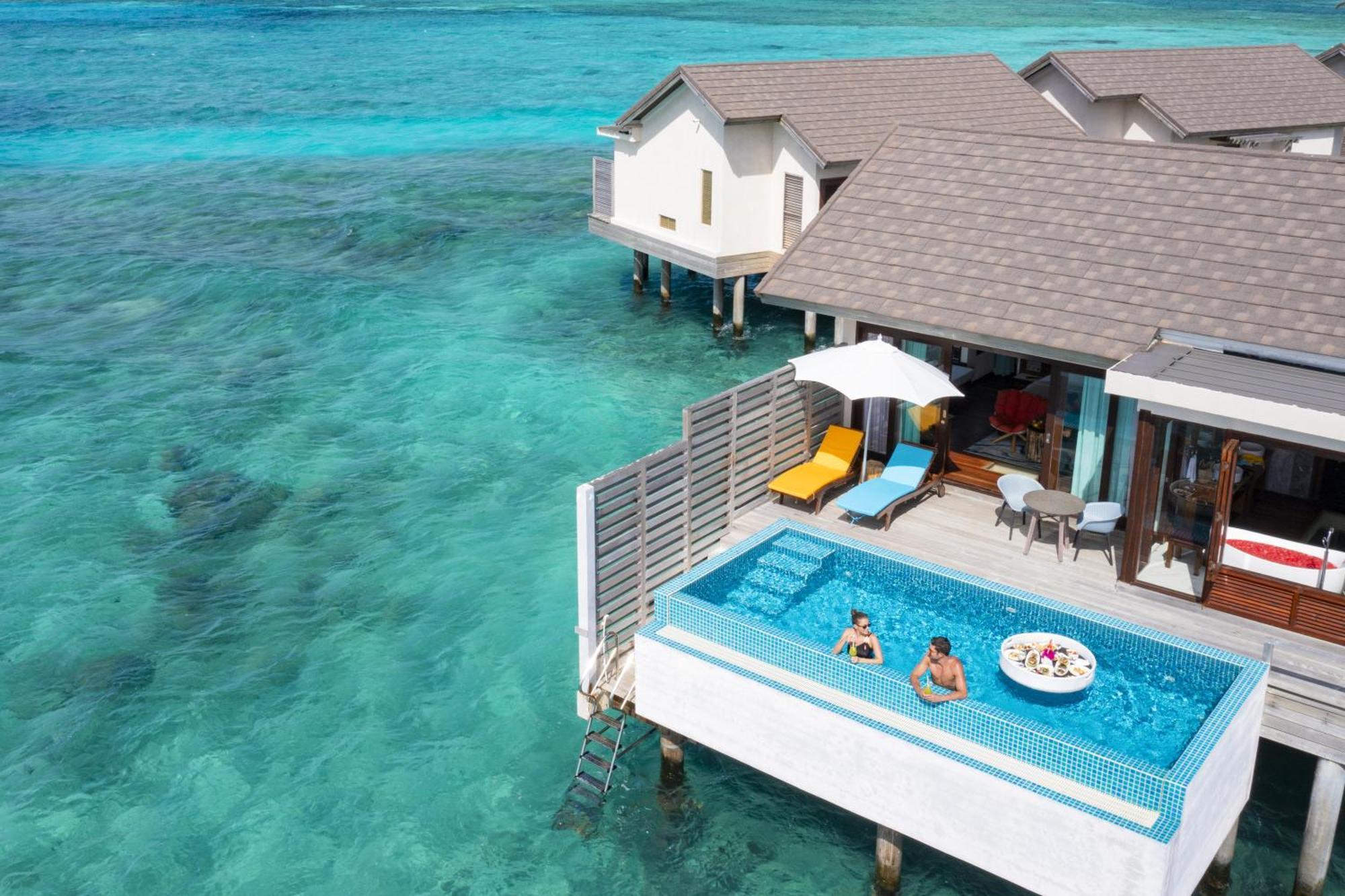 Sunset Water Villa Pool