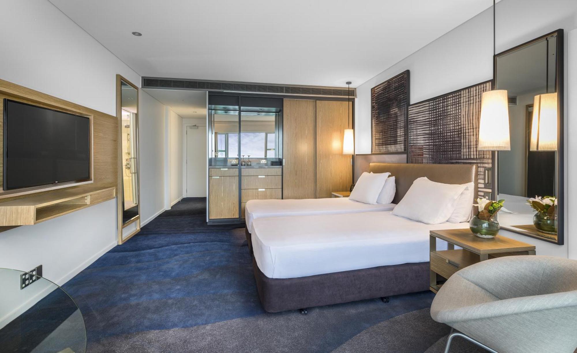 Quarto Twin Deluxe com Vista para o Porto