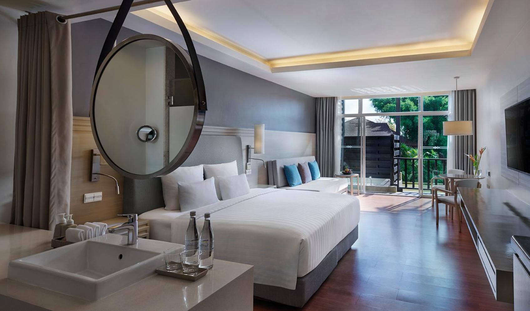 Habitación Familiar Deluxe con balcón