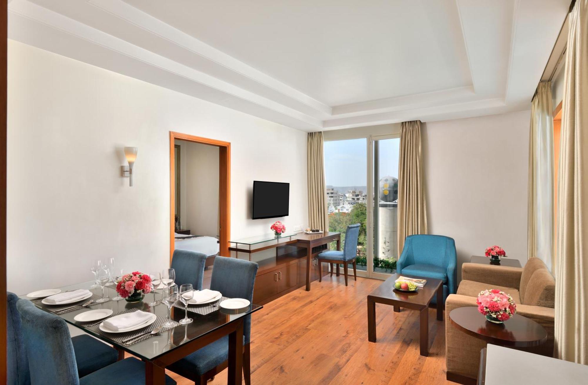 Club Double Suite-Non-Smoking: Enjoy a Buy One Get One offer at Fire Ball Bar (11 AM - 8 PM) on House Brand, 20% off on Food & Soft Beverages and Spa, Early checkin upto 2hrs(subject to availability),Comp. 2 Head Massage(15min) prior appointment reqd