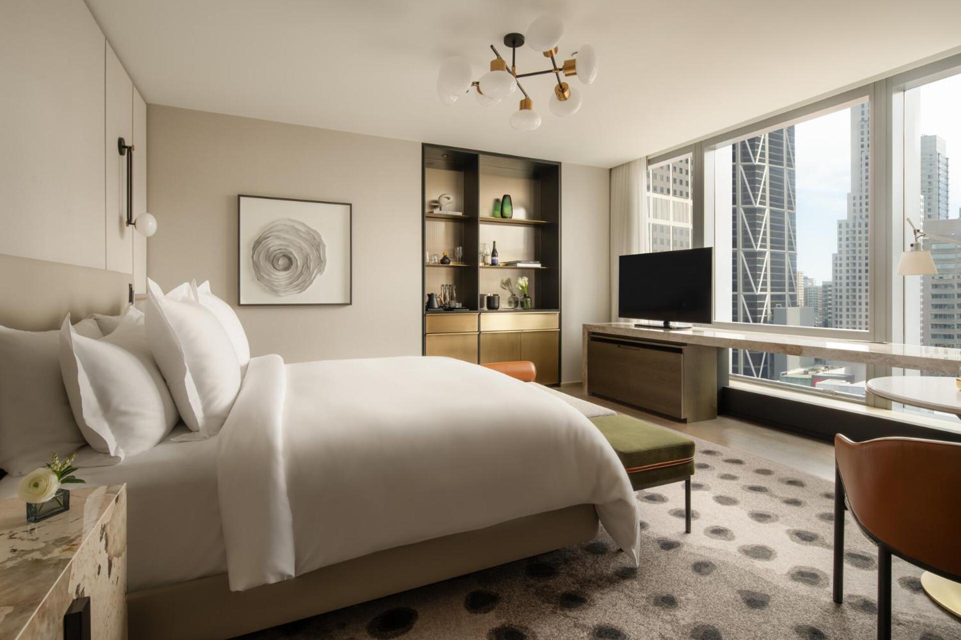 Chambre Premier avec Lit King-Size - Accessible aux Personnes à Mobilité Réduite