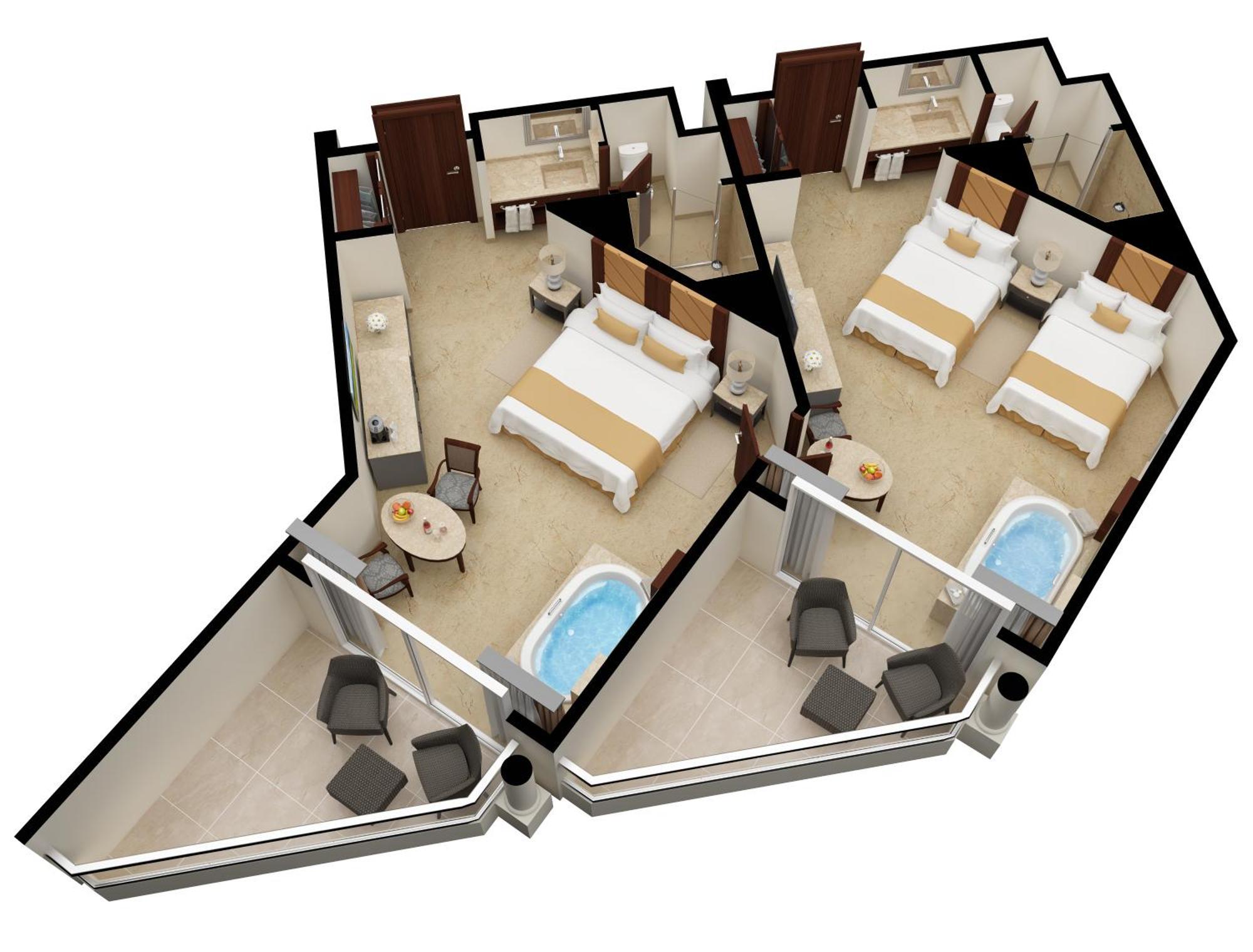 Superior Family Suite Garden View Kids & Teens
