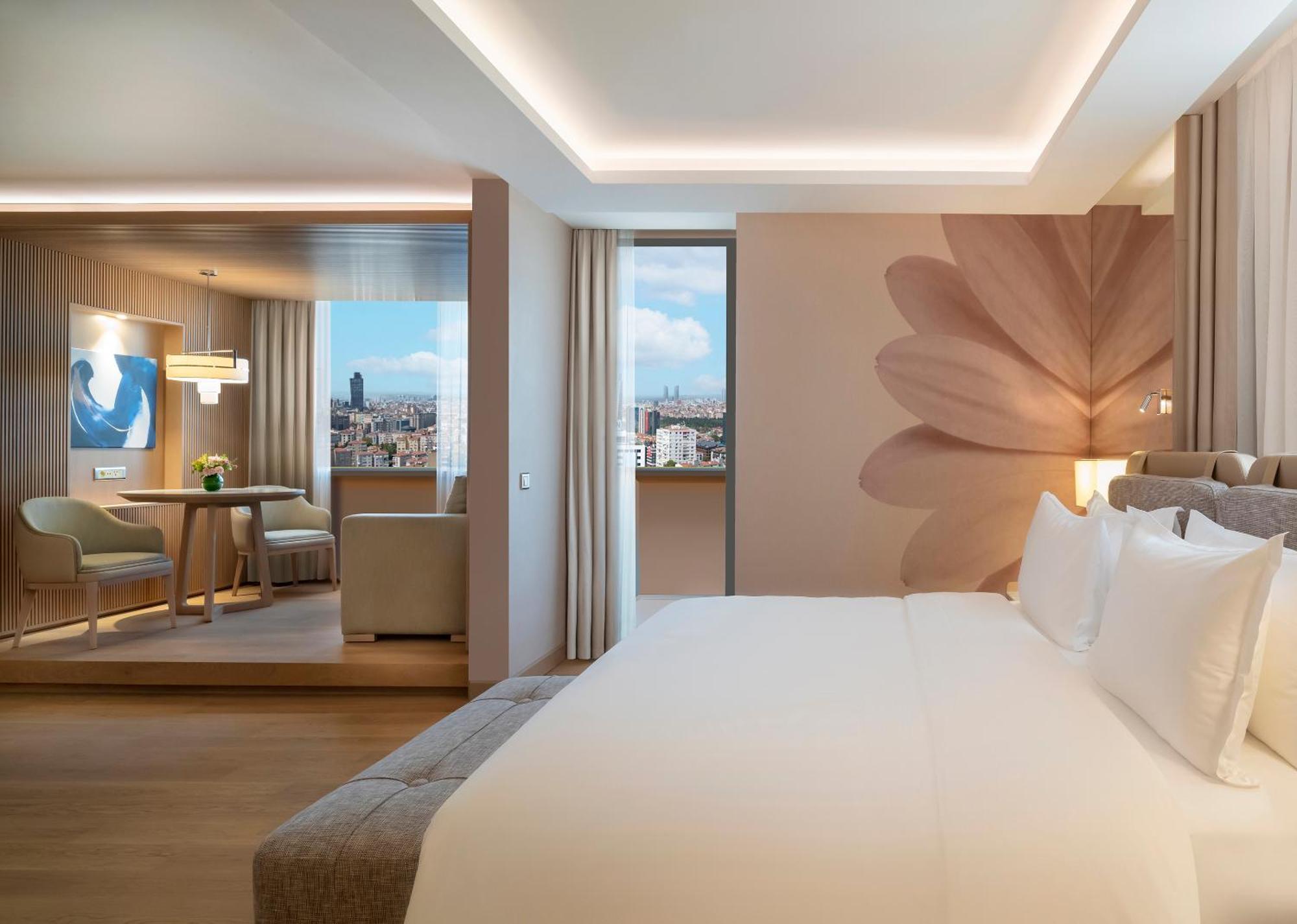 Junior Suite met 1 Kingsize Bed en Uitzicht op de Stad