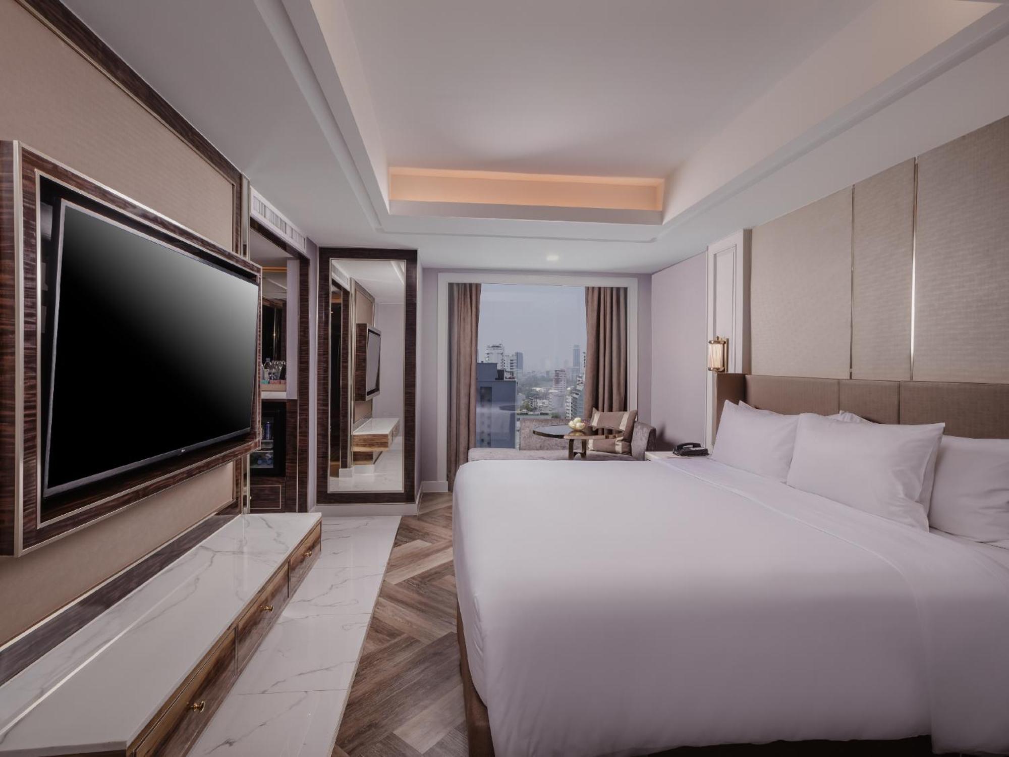 Deluxe Zimmer mit Kingsize-Bett