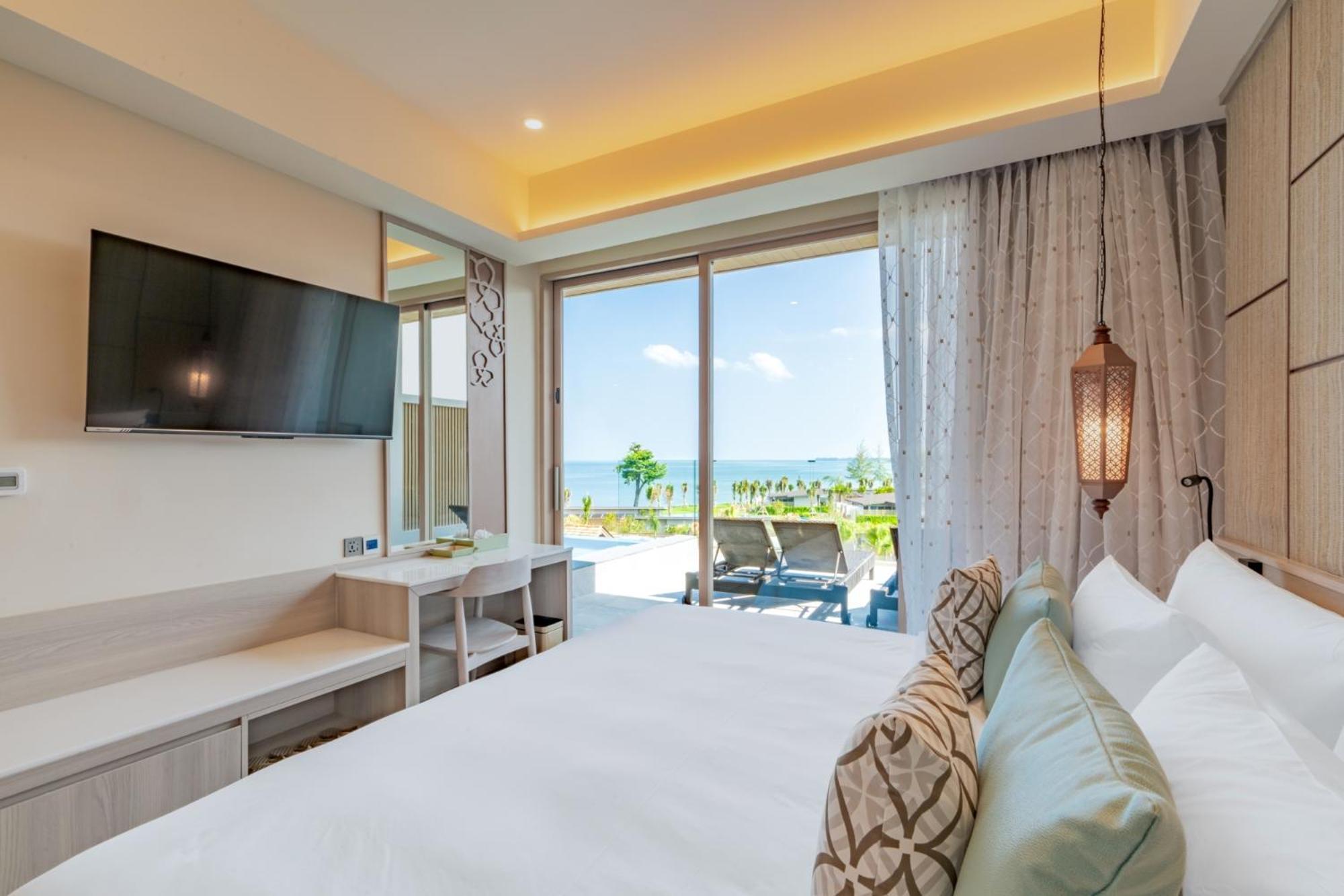 Penthouse-Familien-Poolsuite mit Meerblick