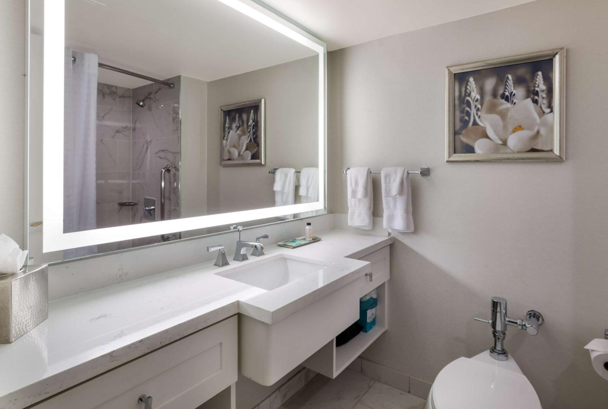 Hébergement 2 Lits Doubles - Accessible aux Personnes à Mobilité Réduite - Douche Accessible en Fauteuil Roulant