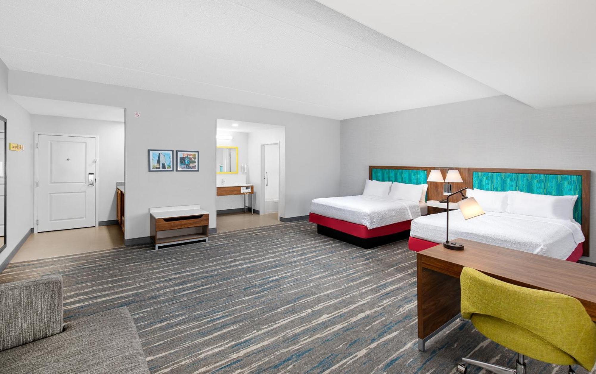 Queen Studio Suite with Two Queen Beds - Non-Smoking