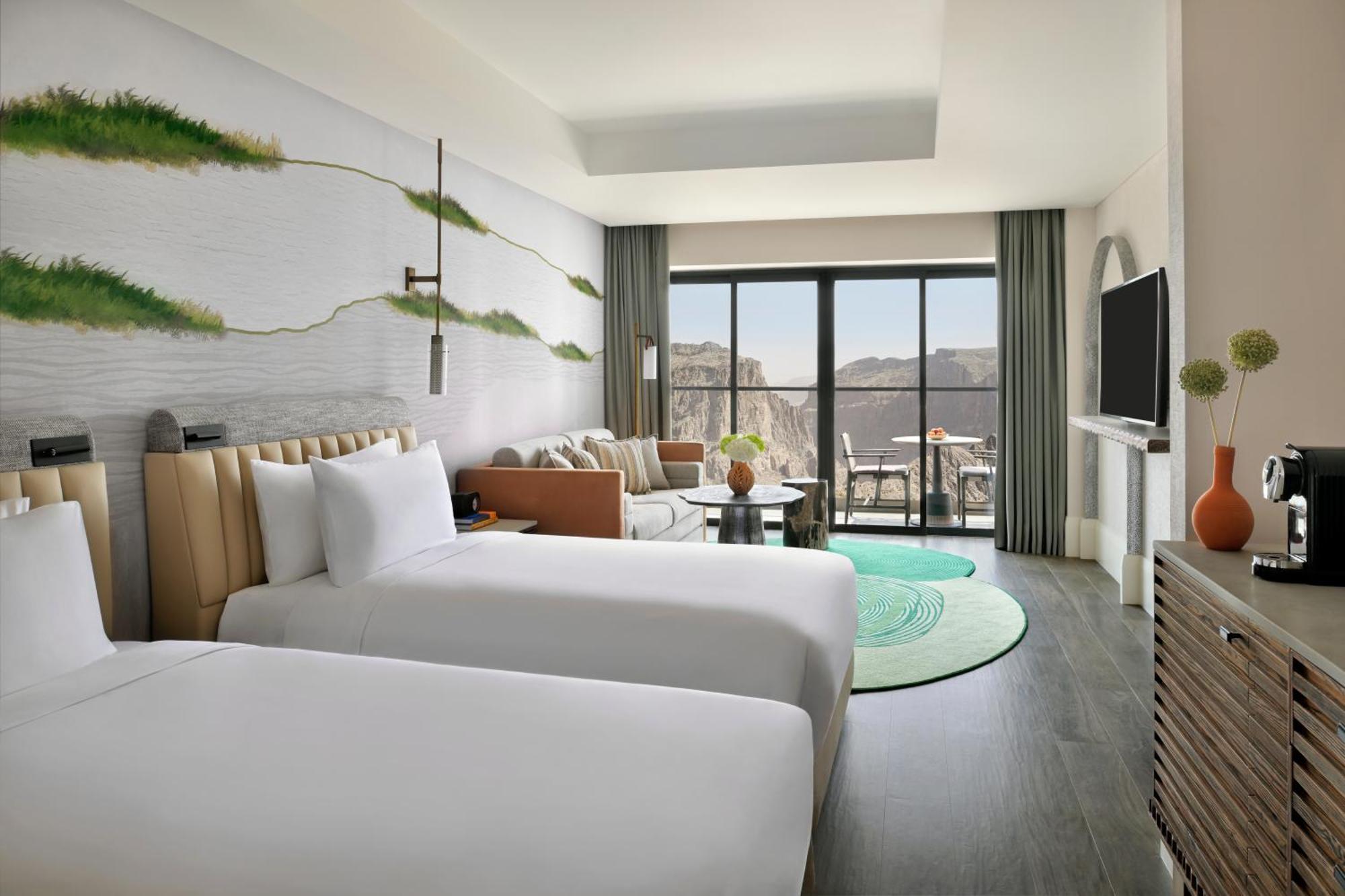 Standard Zweibettzimmer mit Bergblick – haustierfreundlich