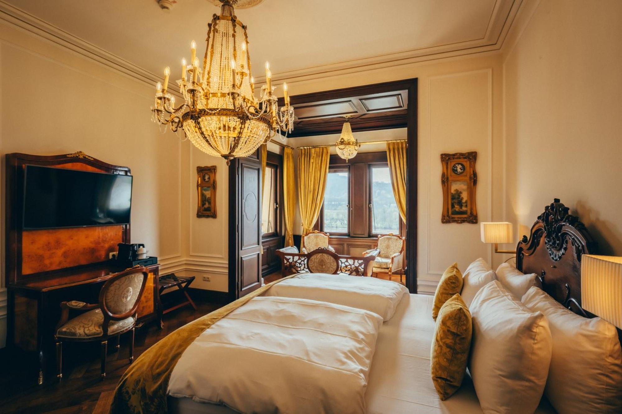 Junior Suite met 1 Kingsize Bed en Uitzicht op de Moezel