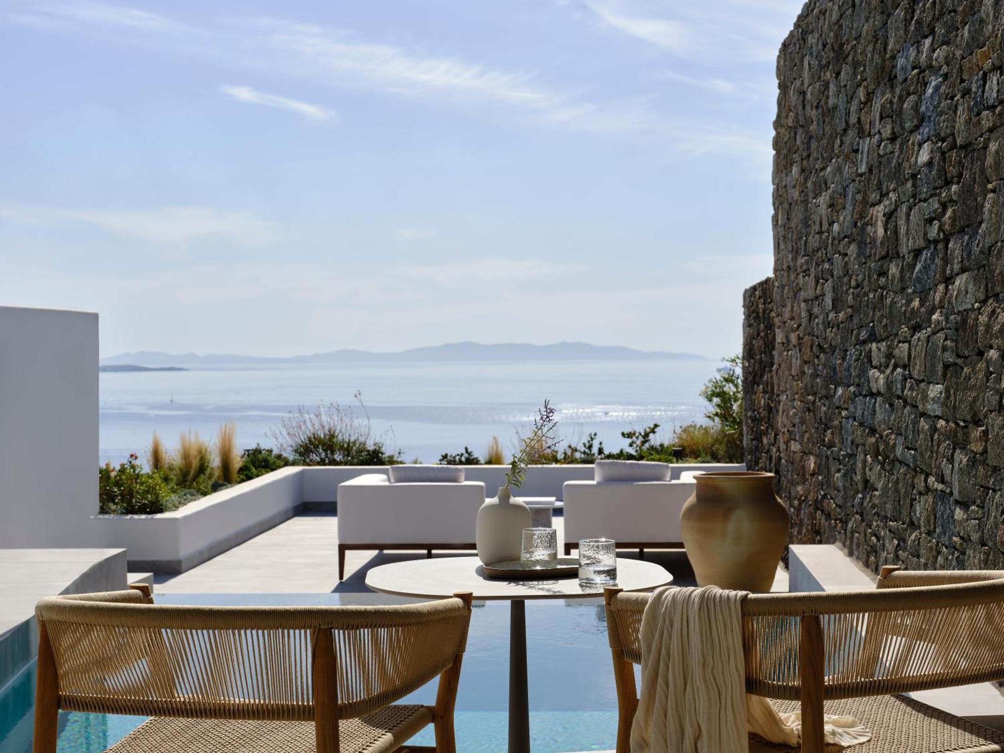 DELTA Room Private Pool & Sea View