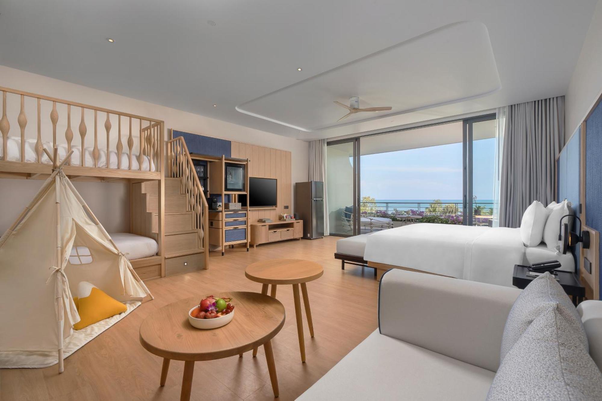 Family Sea View Suite comp scheduled sea transfers from Phuket or Krabi