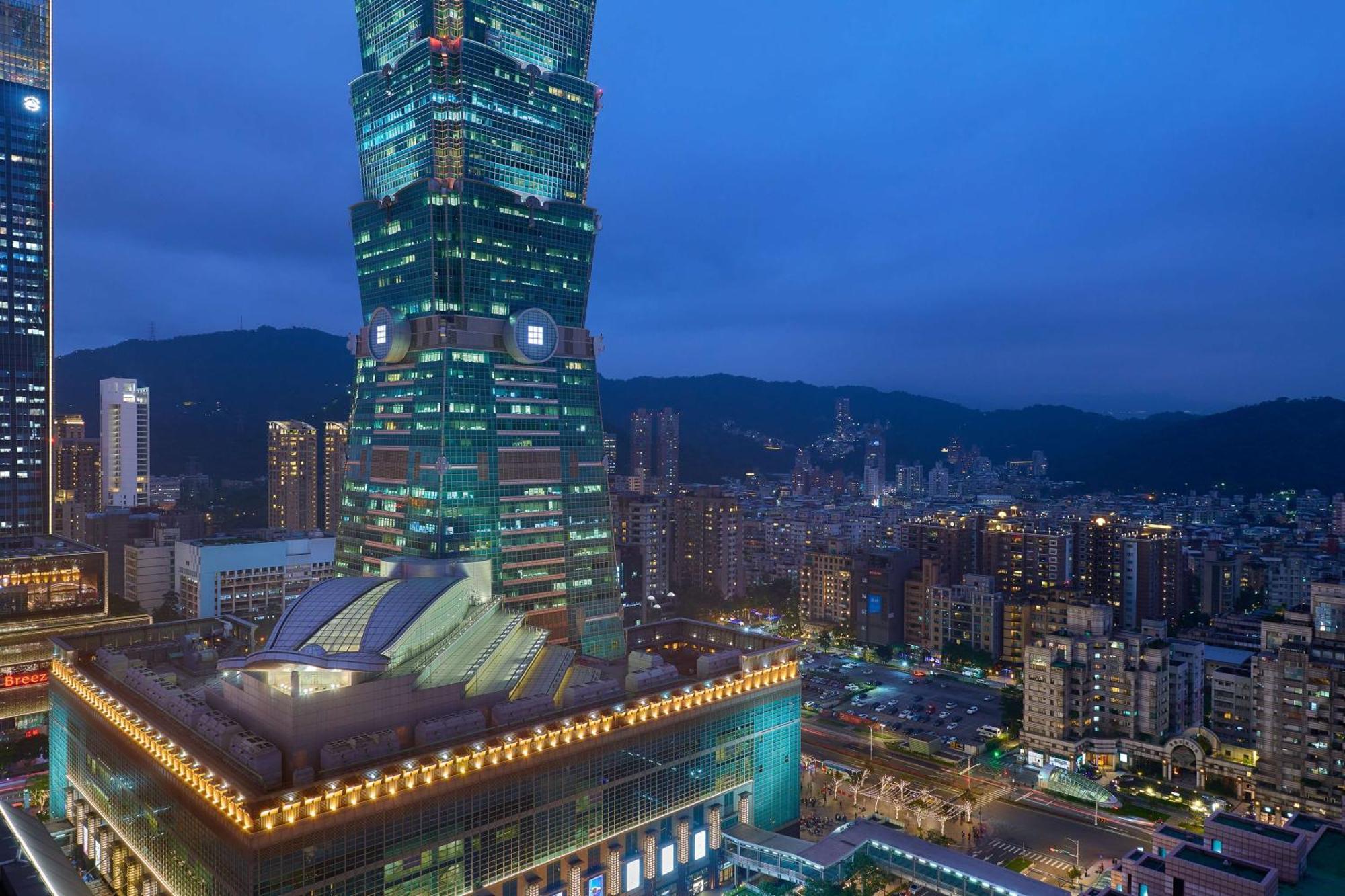 Premium Studio met Kingsize Bed en Uitzicht op Taipei 101 - Toegang tot de Club