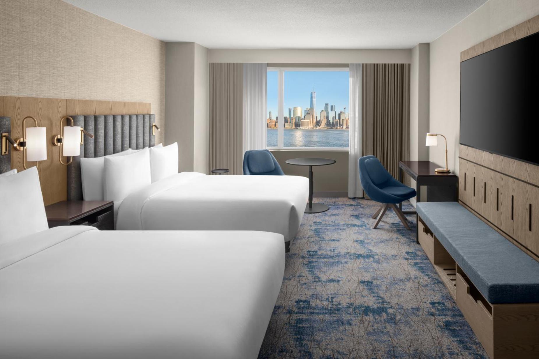 Chambre Double avec 2 Lits Doubles - Vue sur Ville de New York