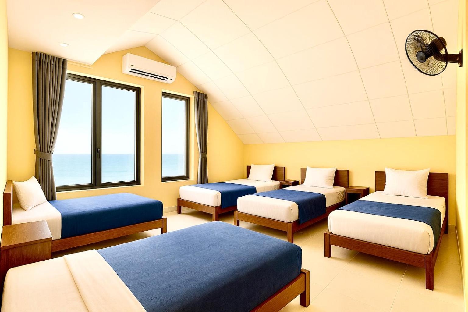 Single Bed 6-Bed Dormitory Room