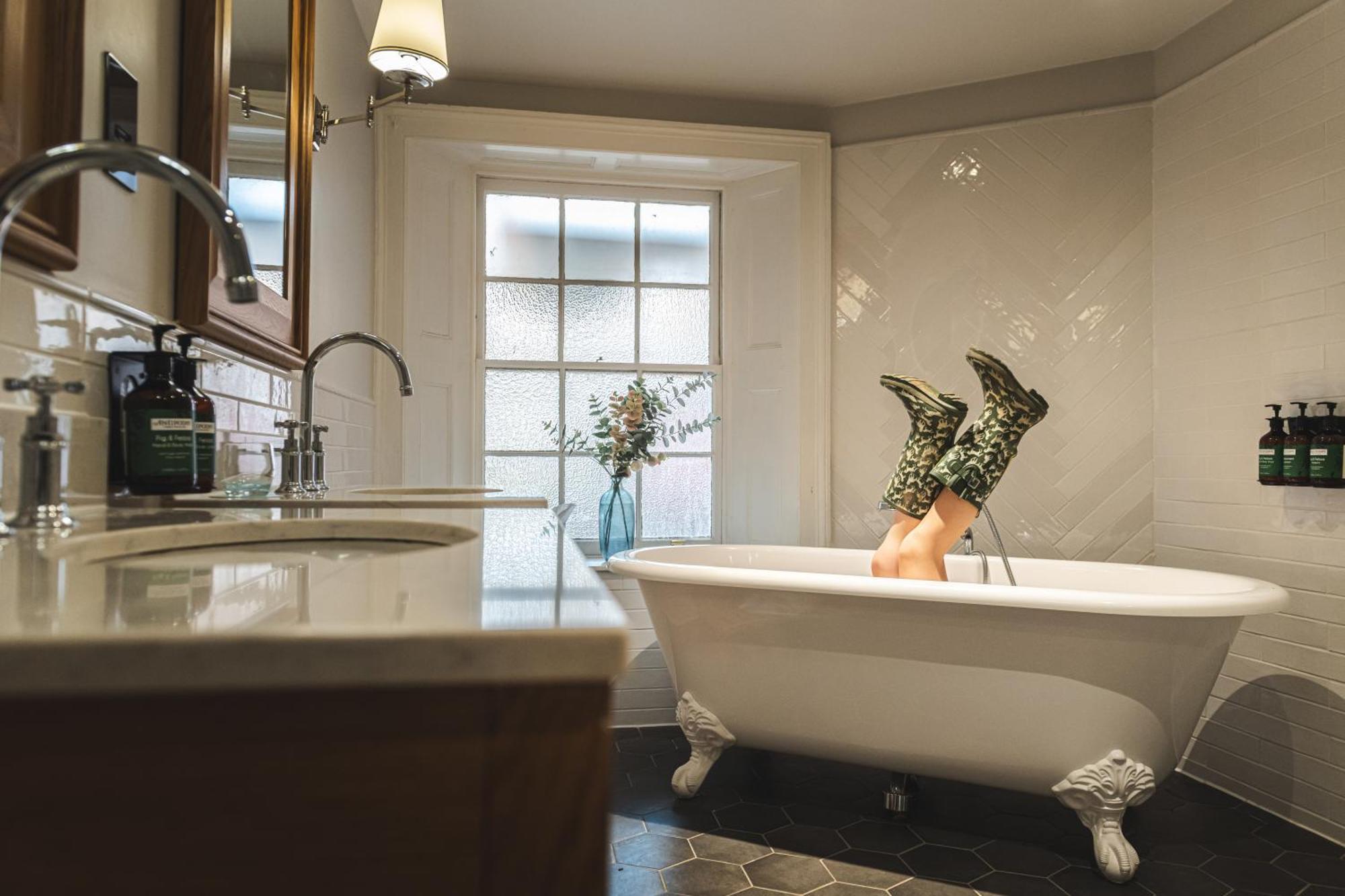 Suite con vistas al jardín - cama súper extragrande