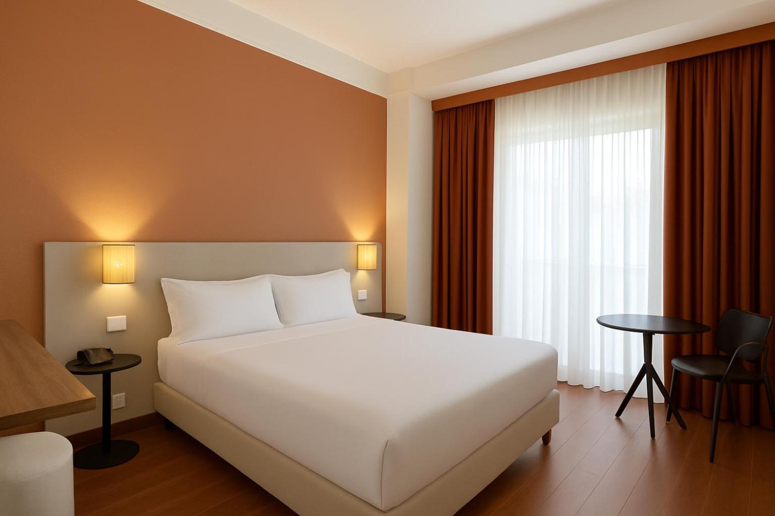 Basic Single Room French Bed