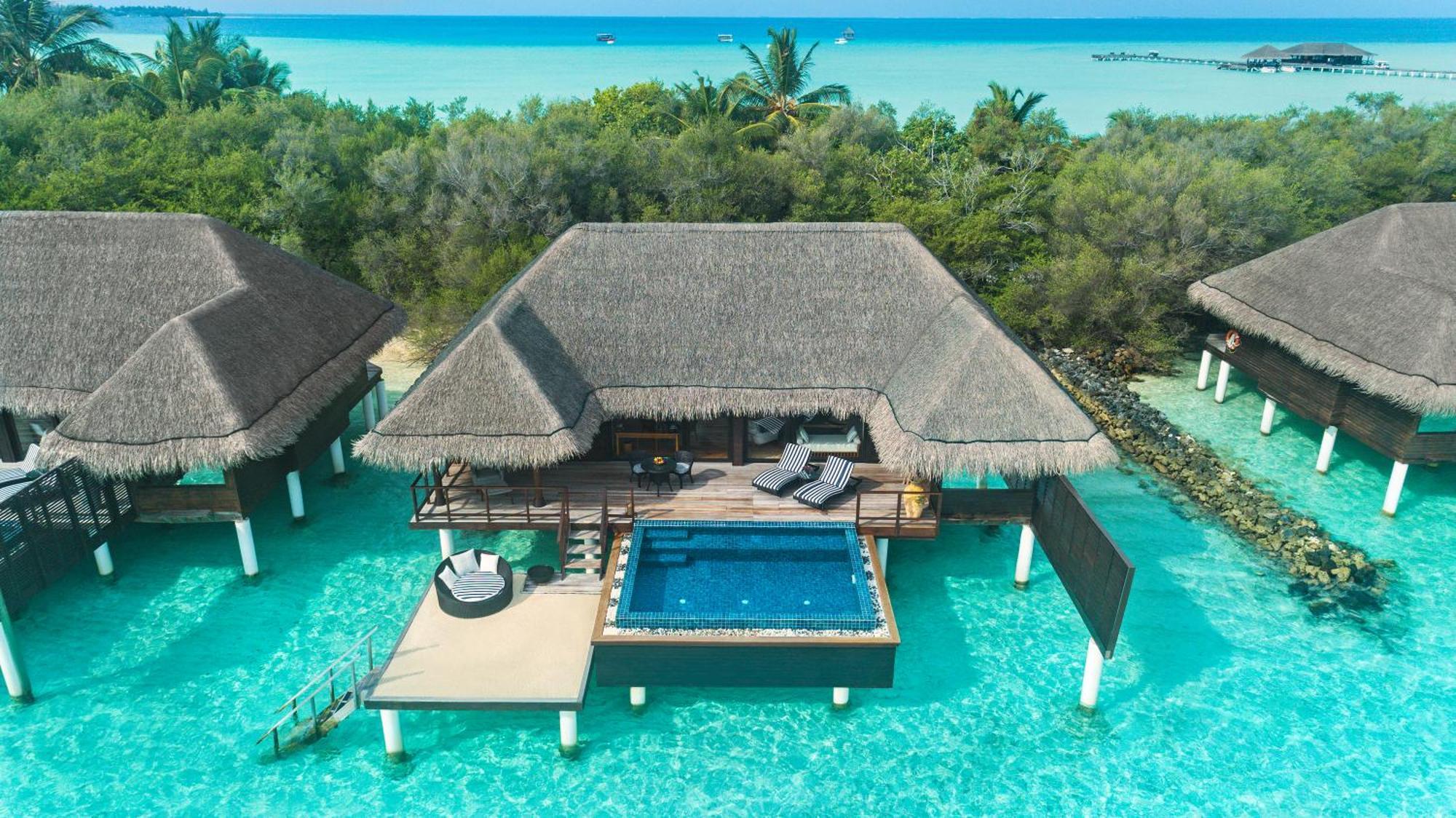 One Bedroom Sunrise Overwater Suite Pool