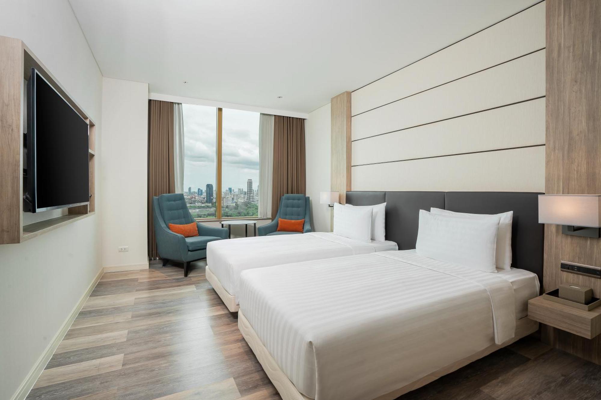 Deluxe Corner Twin Room 2 Twin Beds