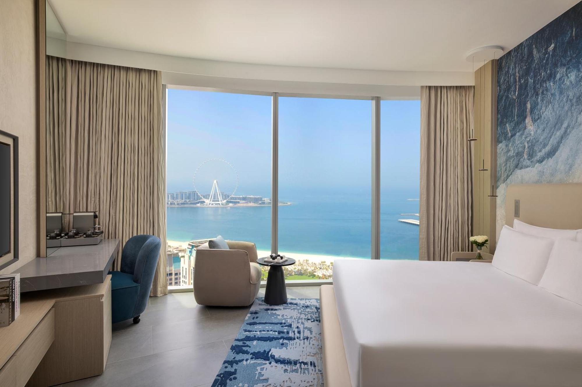 Chambre Lit King-Size Premium avec Accès au Salon - Étage Supérieur - Vue sur Mer