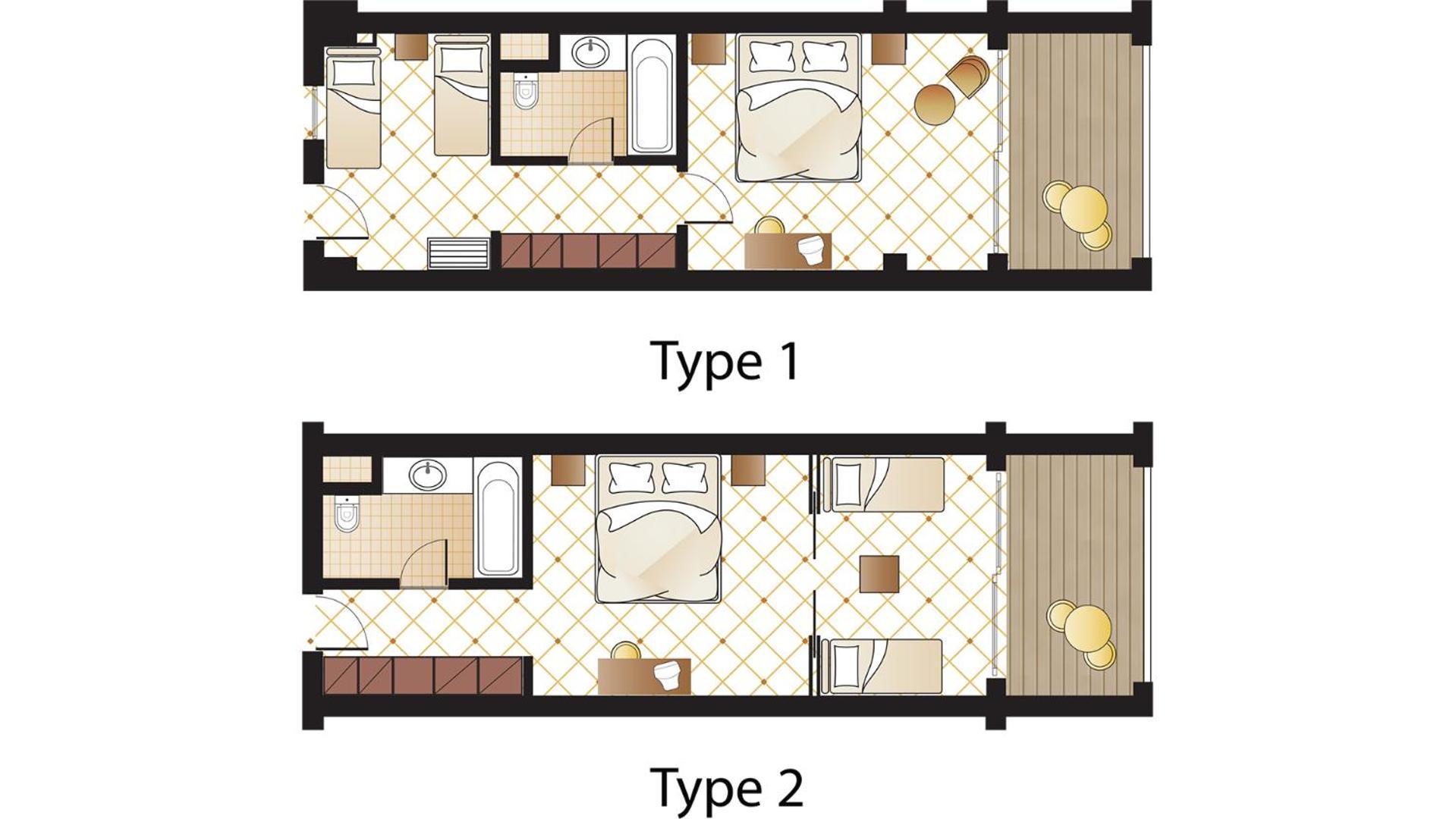 Chambre Familiale avec Jardin - Vue Latérale sur Mer - Rez-de-Chaussée