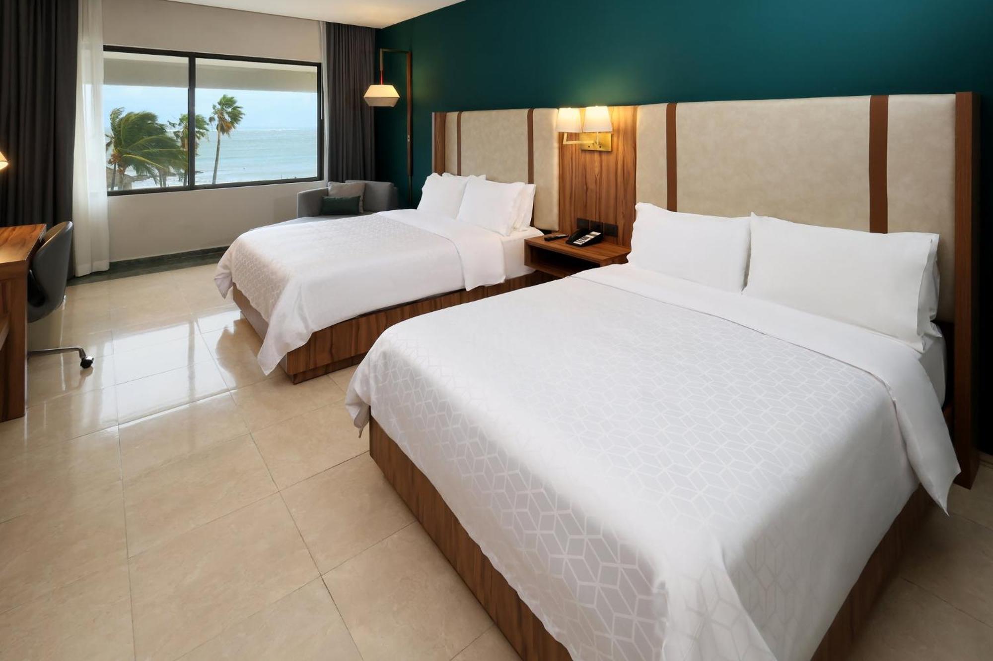 Superior Double Room Two Double Beds Ocean View Non-Smoking