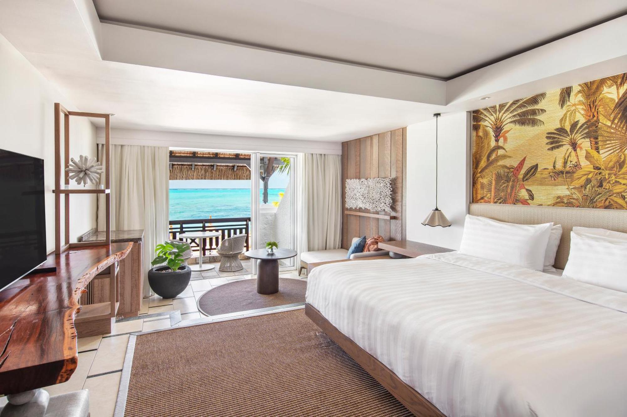 Coral Kamer met Kingsize Bed en Uitzicht op de Oceaan