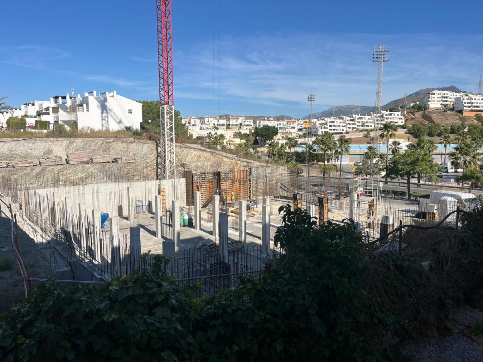 Double or Twin Room Construction work view
