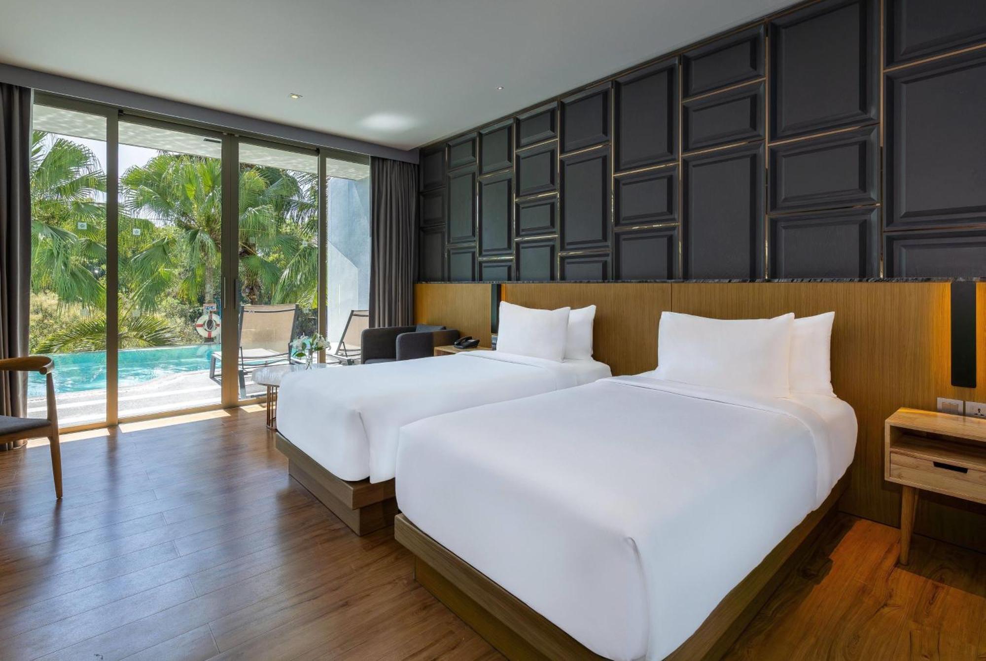 Deluxe Zweibettzimmer mit Zugang zum Pool - Nichtraucher