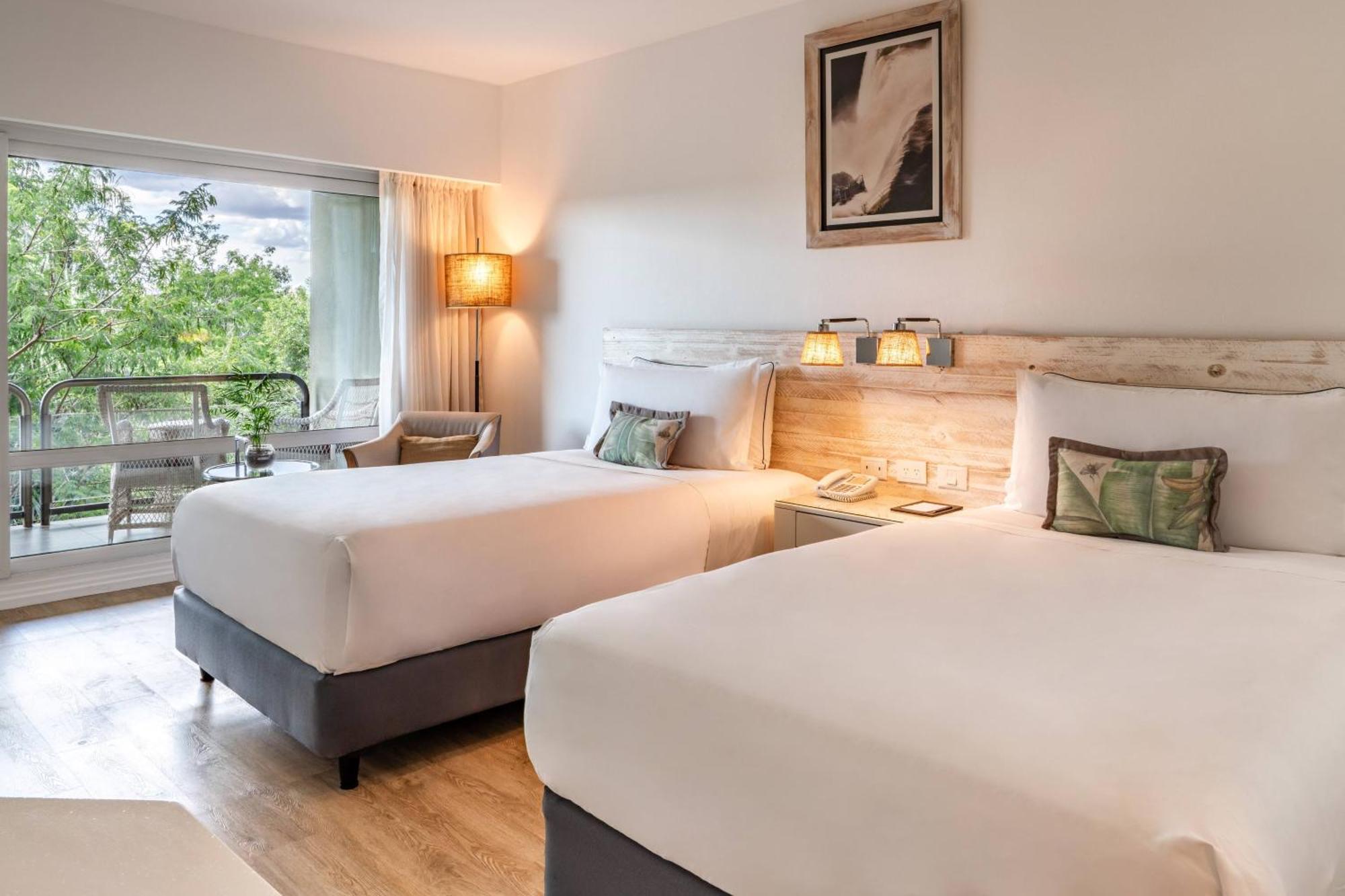 Habitación Deluxe con 2 camas individuales y vistas a la selva
