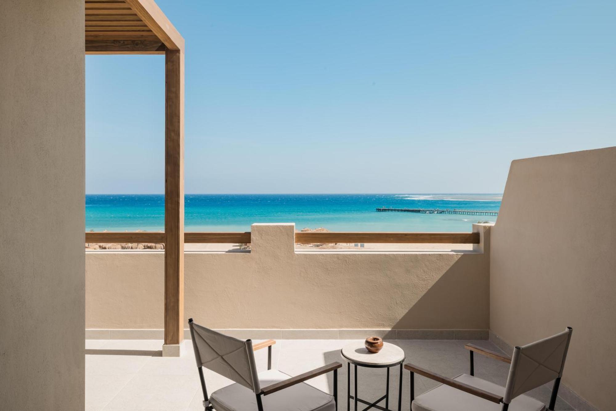 Executive Familiensuite mit Queensize-Bett und Meerblick