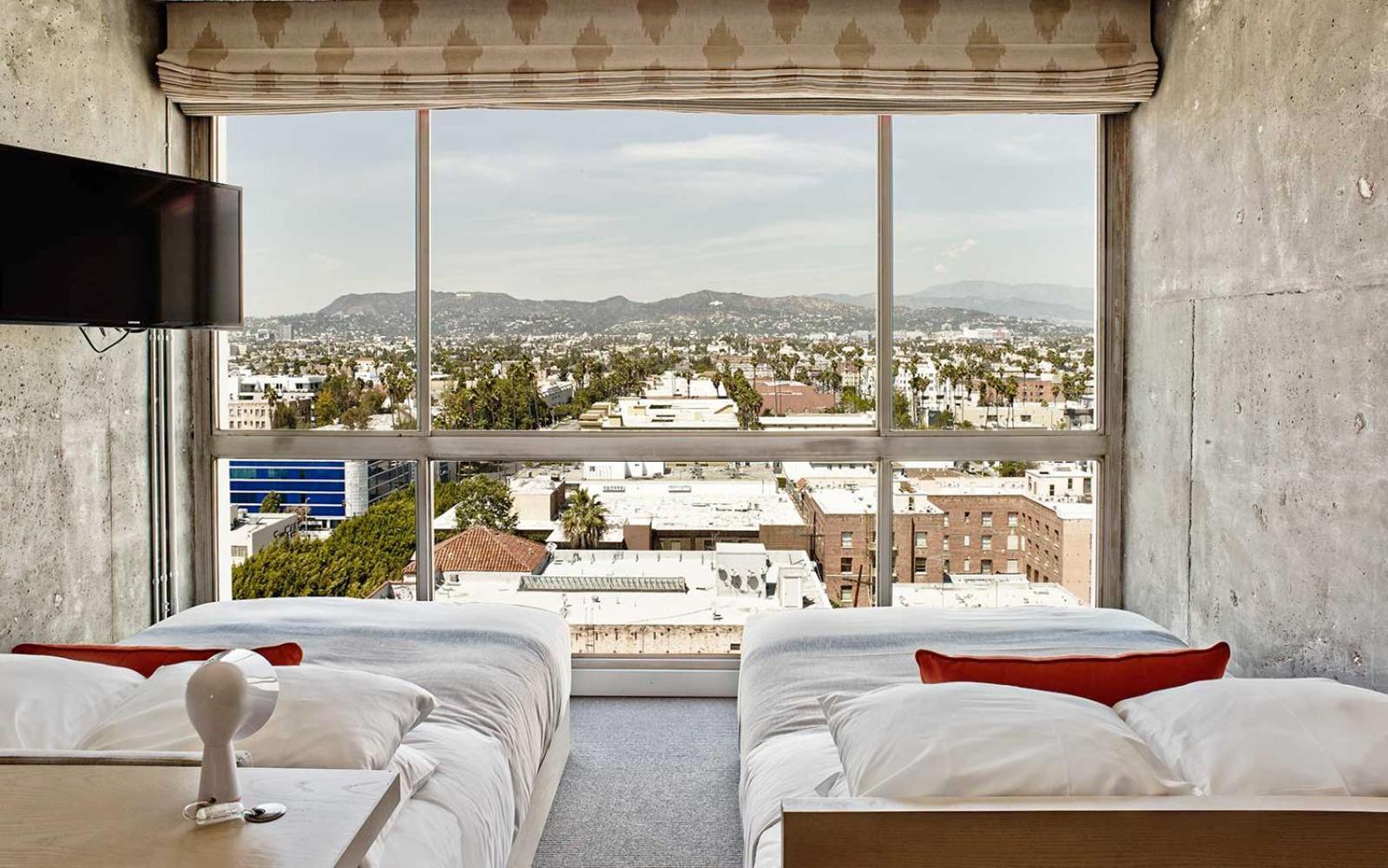 Hébergement Double - Vue sur Hollywood Hills - Étage Supérieur