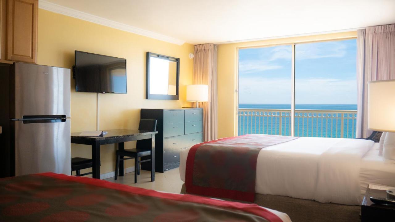 Acomodação Efficiency com 2 Camas Queen-size e Vista do Mar - Não Fumantes