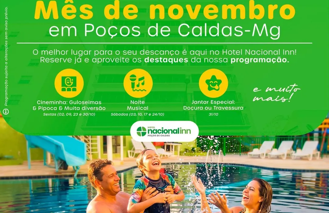 Hotel Nacional Inn Poços de Caldas - Lazer completo e Gastronomia no Centro-1