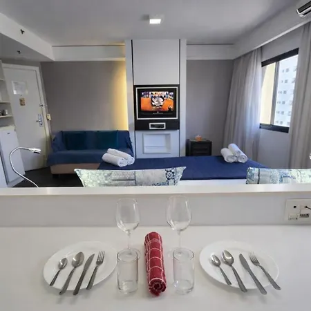 Flat Hotel av Macuco 579 e a duas quadra metro-2