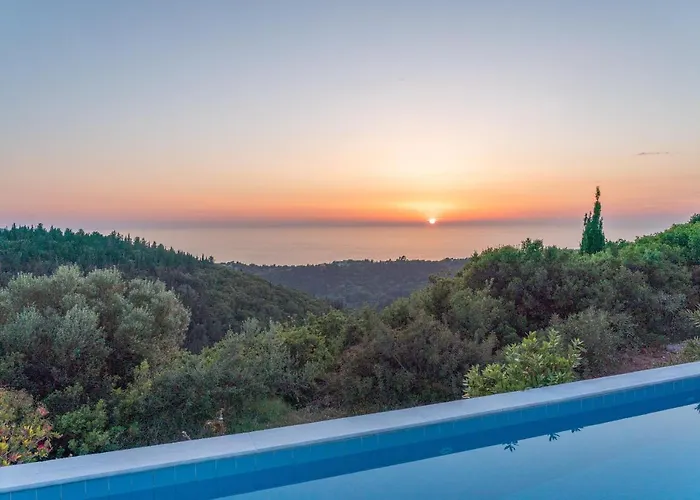 Stone Villa Eriphyle ,Private With Sunset View!!