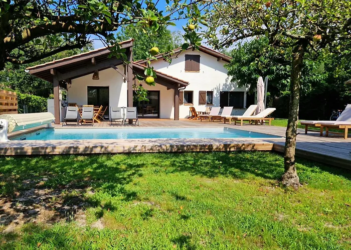 Villa 12 personnes proche oécan, 10 vélos et 4 surf fournis, entièrement climatisée