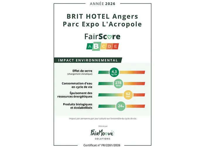 Brit Hotel Angers Parc Expo - L'Acropole